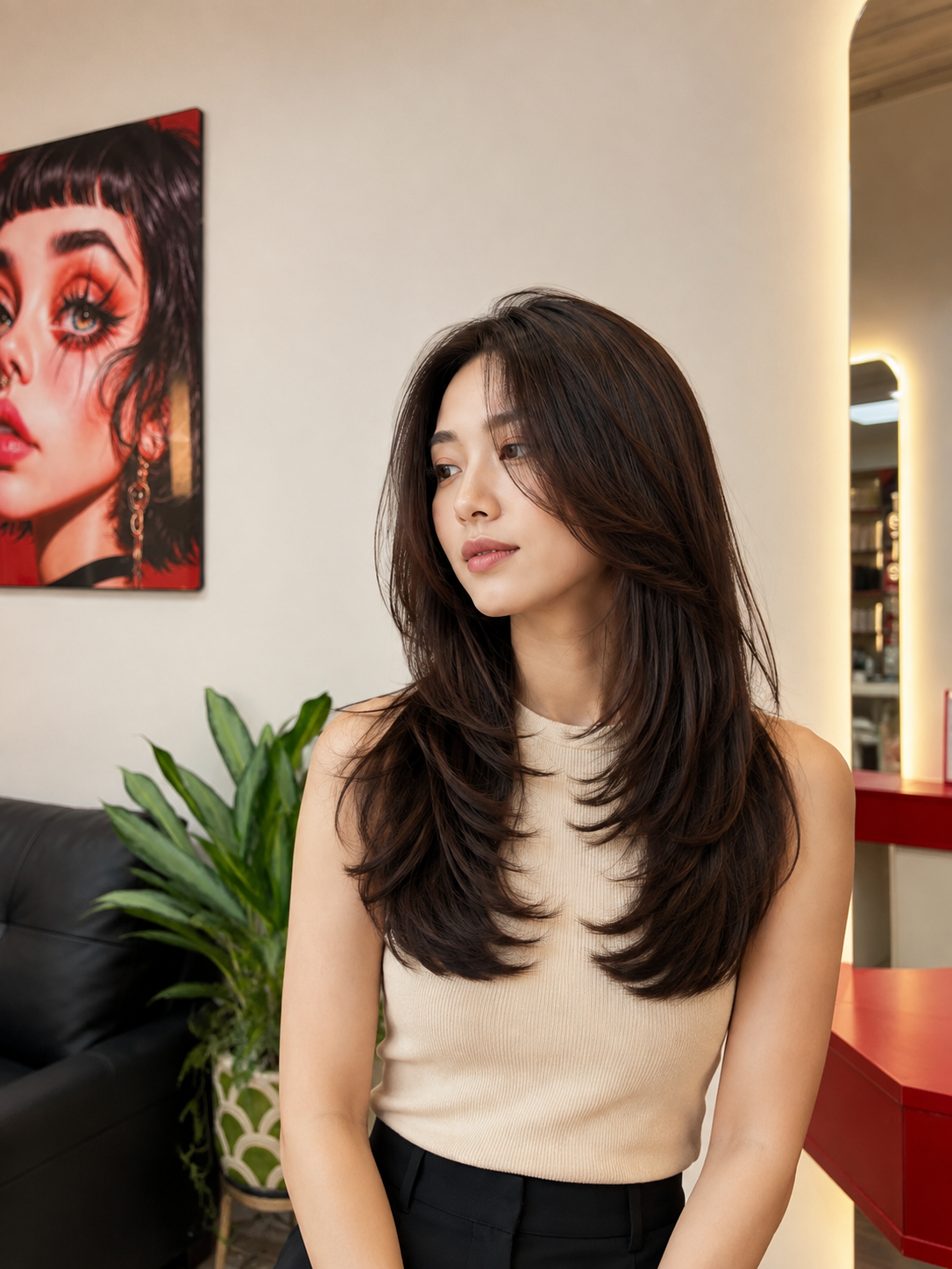 Long Layer hairstyle at LeLe Hair Design